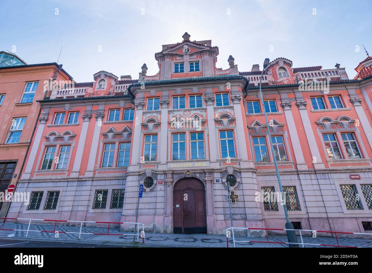 Praha: Faust house (Faustuv dum) in Nove Mesto, New Town, Praha, Prag, Prague, Czech Stock Photo