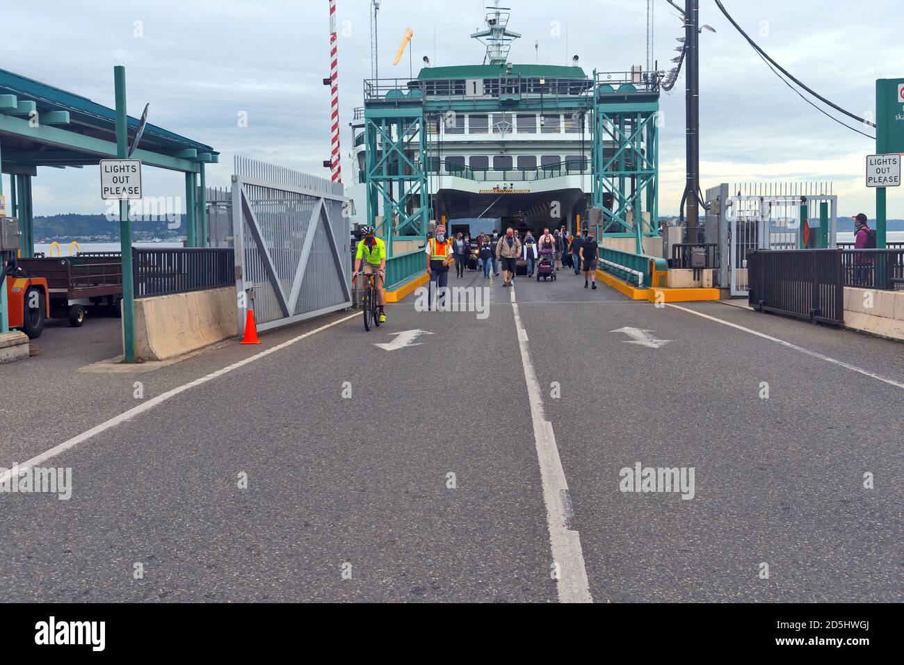 Whidbey Island Ferry , Washington, state, USA Stock Photo