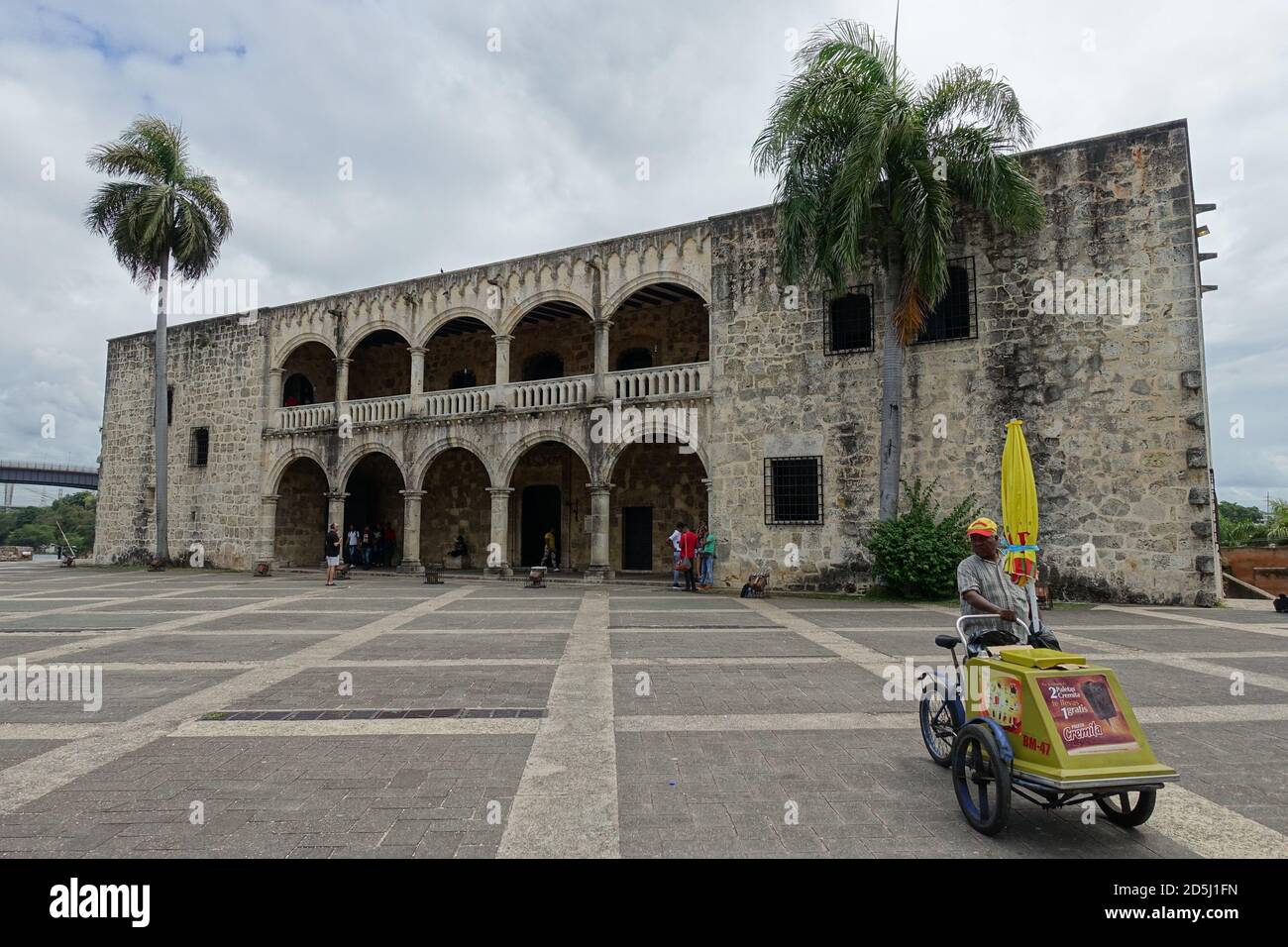 Dominican Republic Santo Domingo Governor palace Alcazar de Colon on