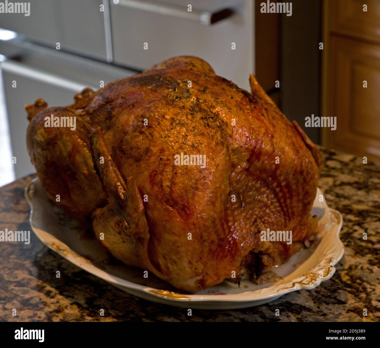 Roast Turkey Stock Photo