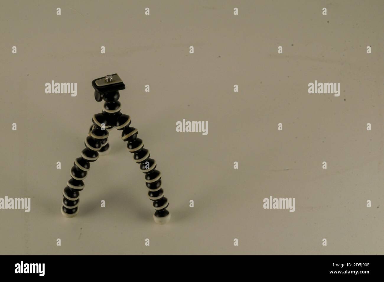 Mini table flexible tripod Stock Photo