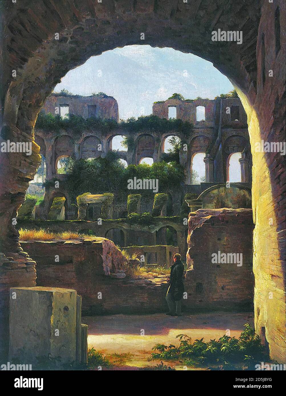 Chernetsov Nikanor - the Colosseum Rome 2 - Russian School - 19th
