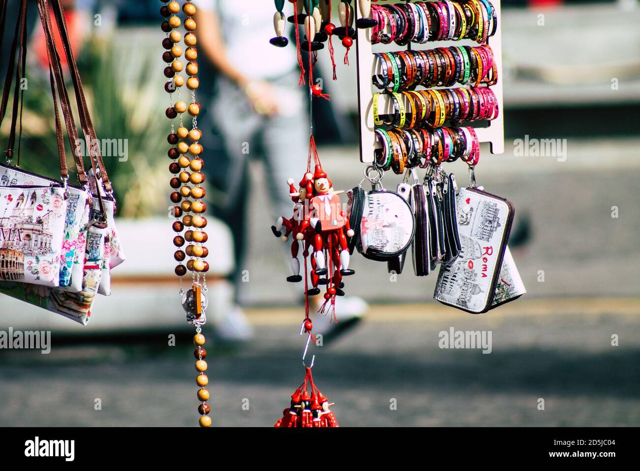 Closeup of decorative item sold in a souvenir shop for tourist in the