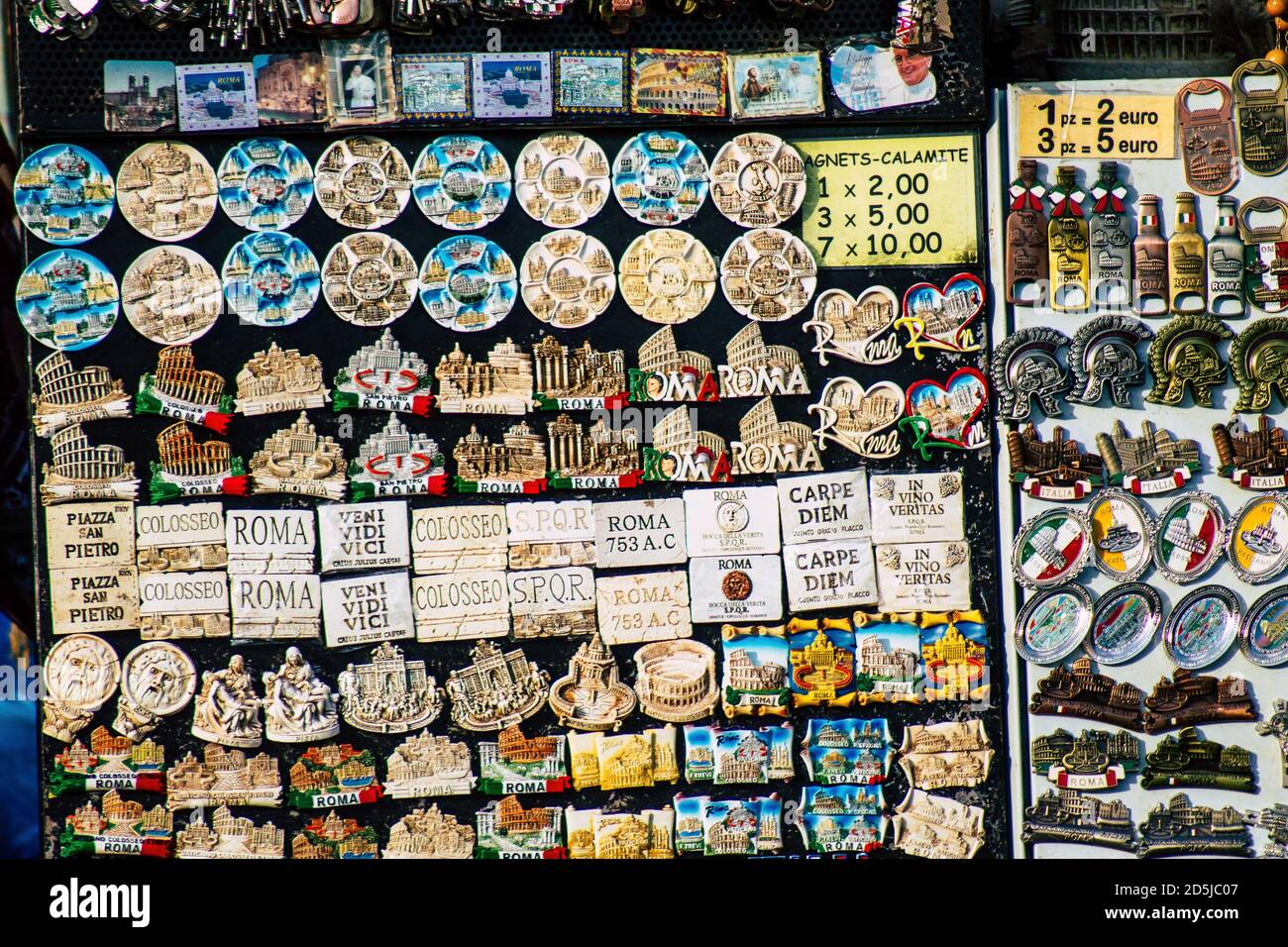 Closeup of decorative item sold in a souvenir shop for tourist in the