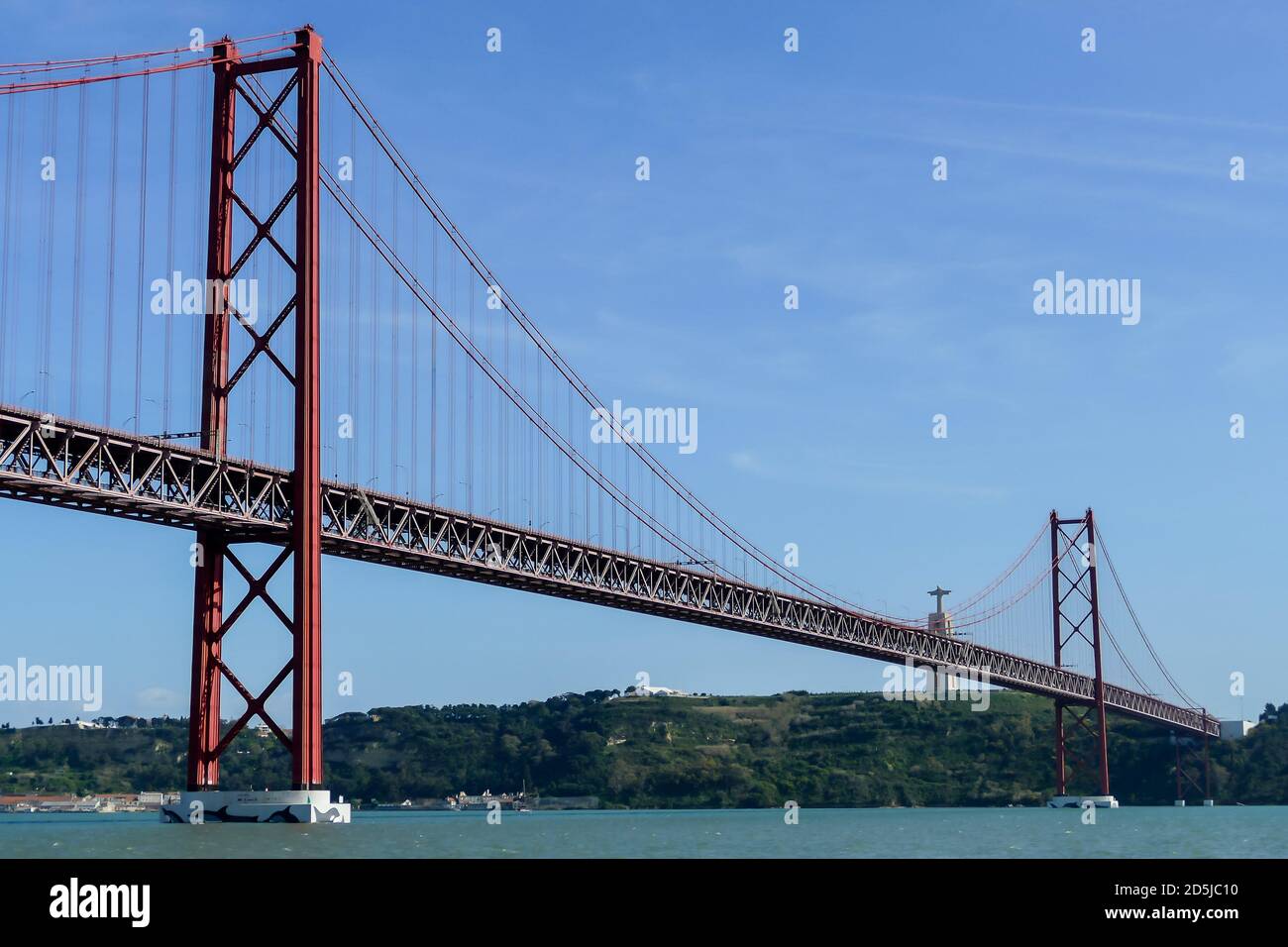 bridge in the sea, in Lisbon Capital City of Portugal Stock Photo - Alamy