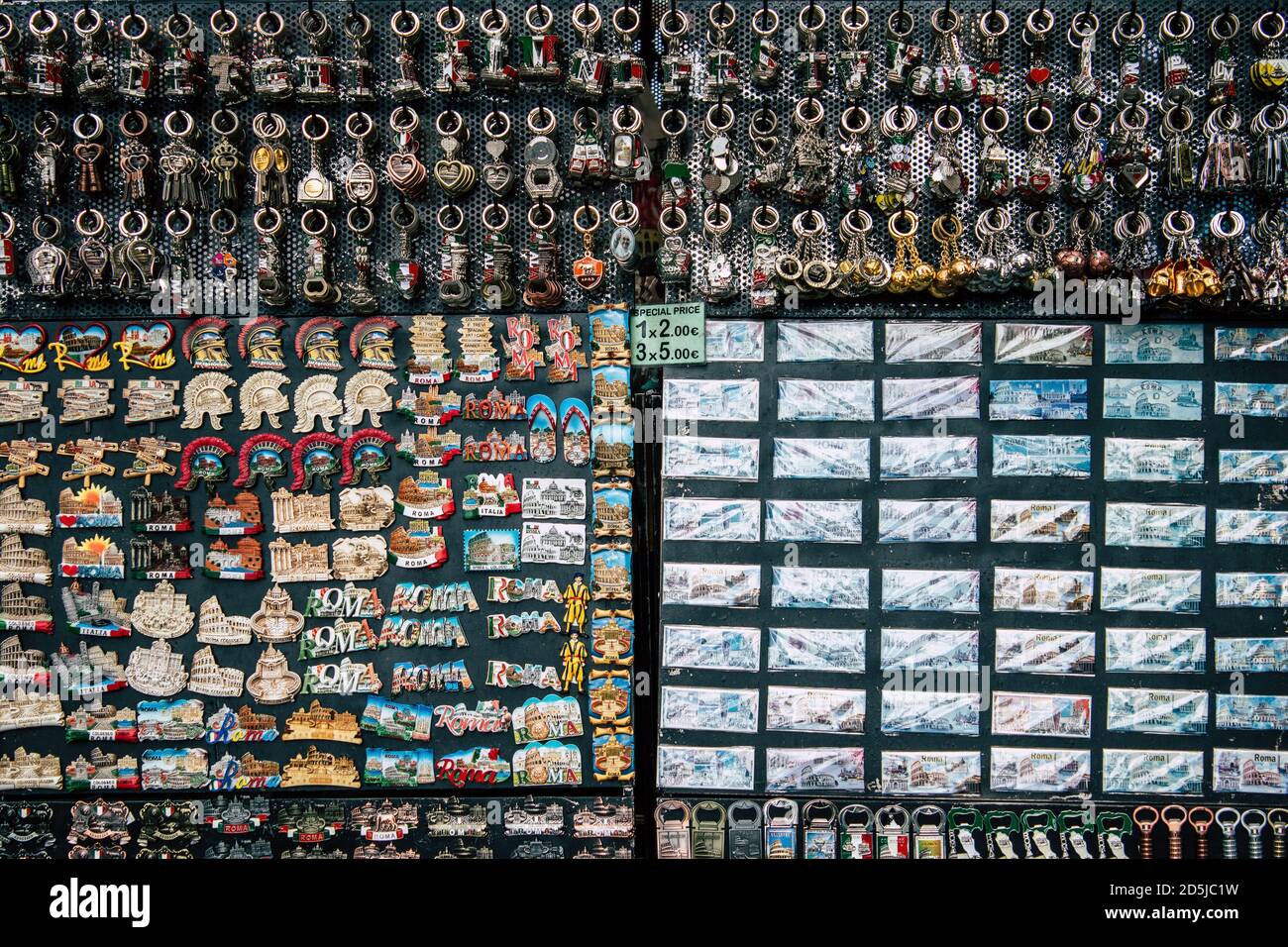 Closeup of decorative item sold in a souvenir shop for tourist in the