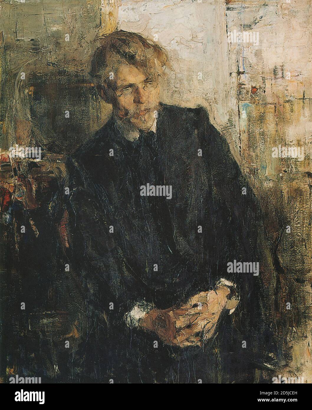 Feshin Nikolai - Portrait of the Artist Konstantin Lepilov - Russian ...