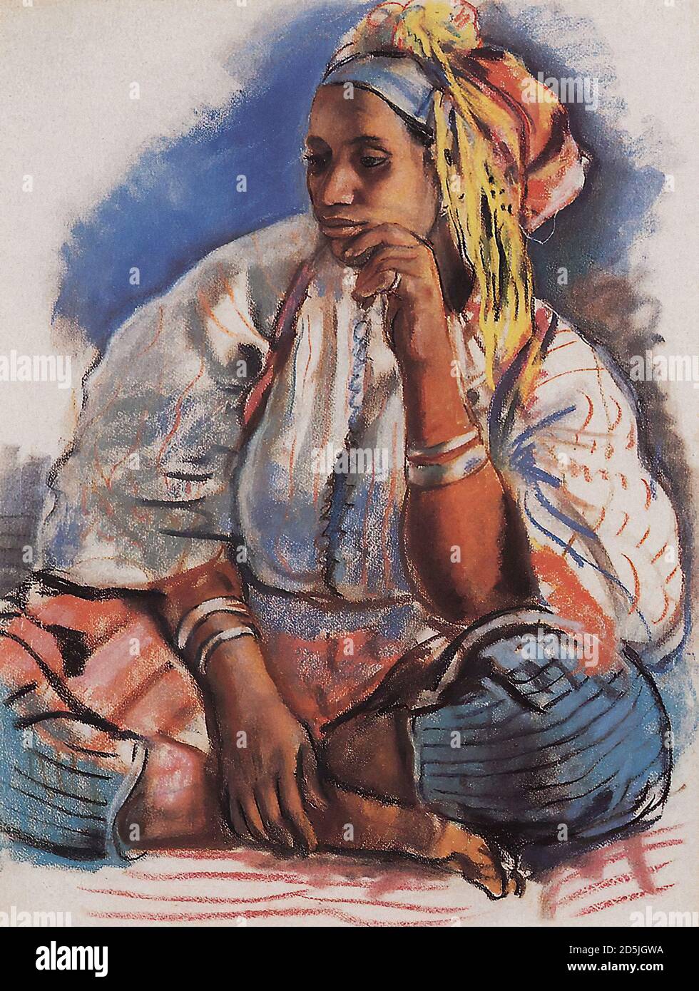 Serebriakova Zinaida Evgenievna - Moroccan Woman - Russian School ...