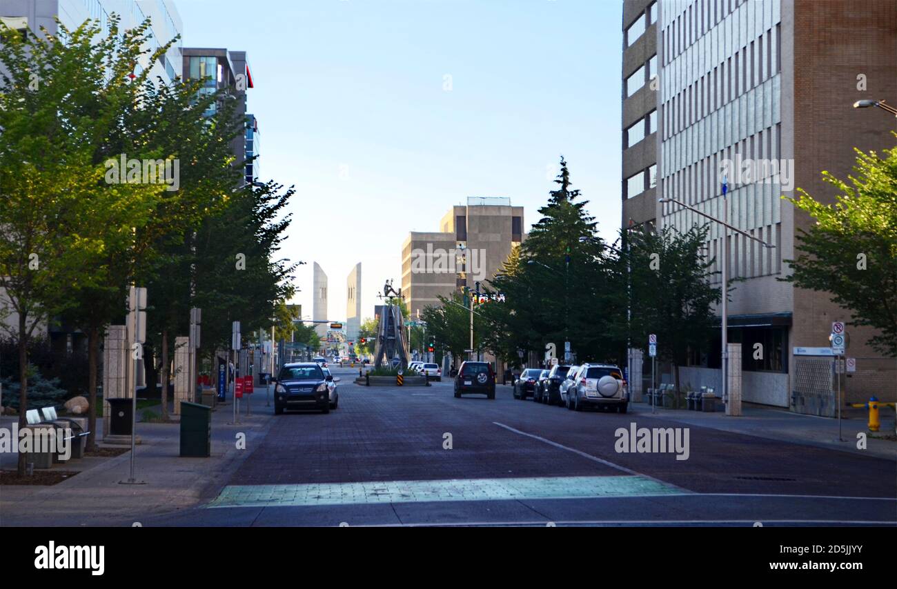 Alberta, Canada Edmonton City Centre Stock Photo Alamy