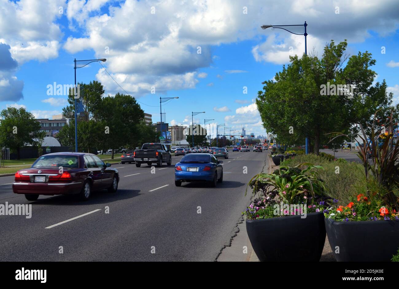 Alberta, Canada Edmonton Gateway Boulevard Stock Photo Alamy