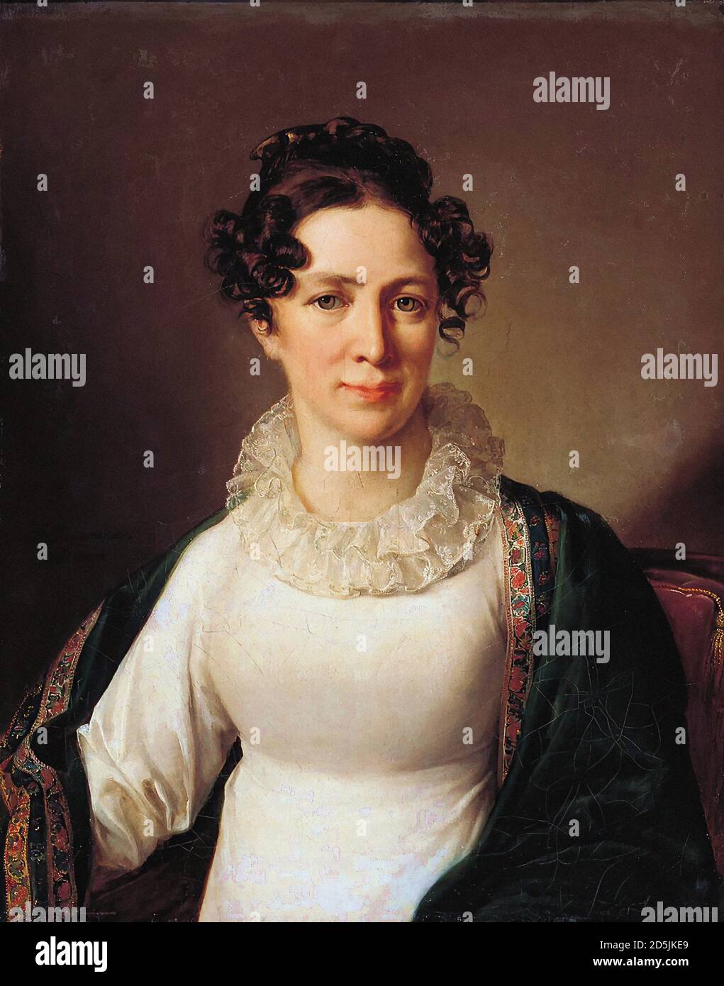 Tropinin Vasiliy Andreevich - Portrait of Anna Tropinina the Artist's ...