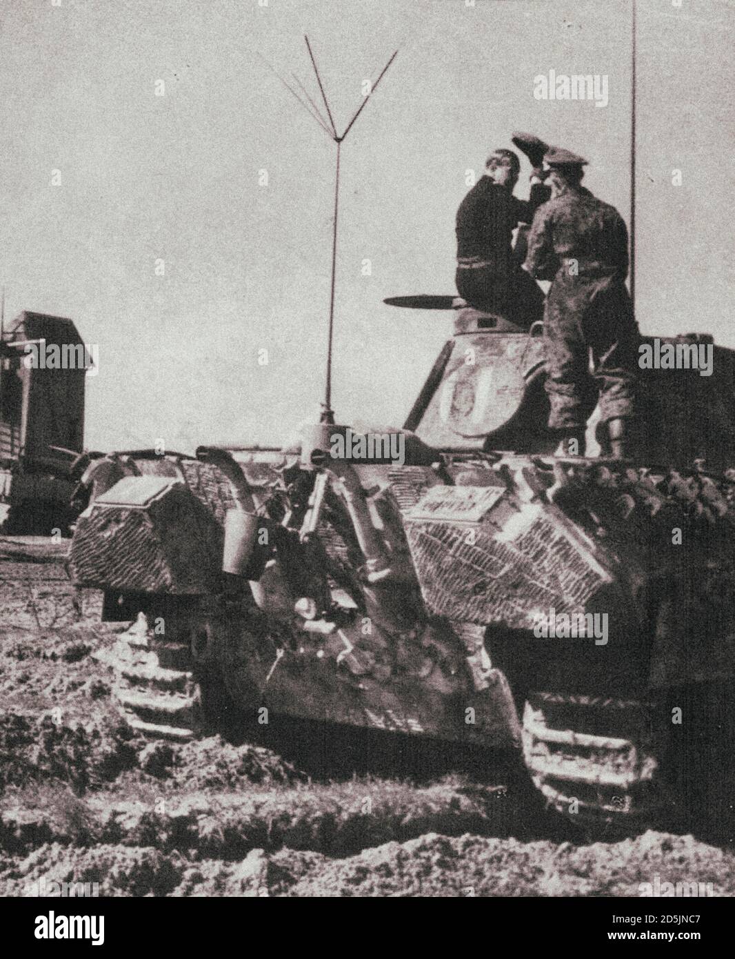 German Panther Panzer Eastern Front High Resolution Stock Photography 