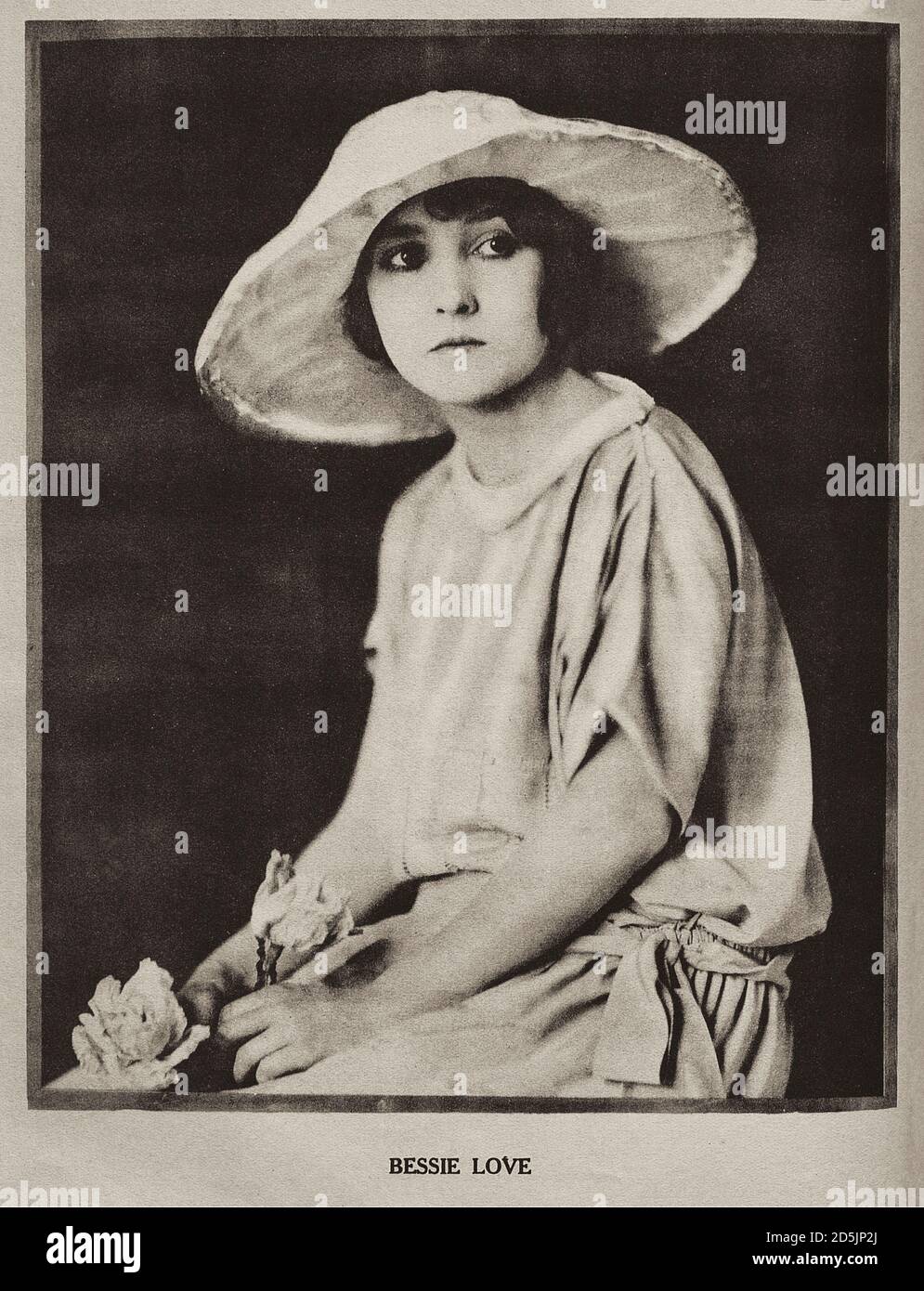 Bessie Love (born Juanita Horton; 1898 – 1986) was an American-British actress who achieved prominence playing innocent, young girls and wholesome lea Stock Photo