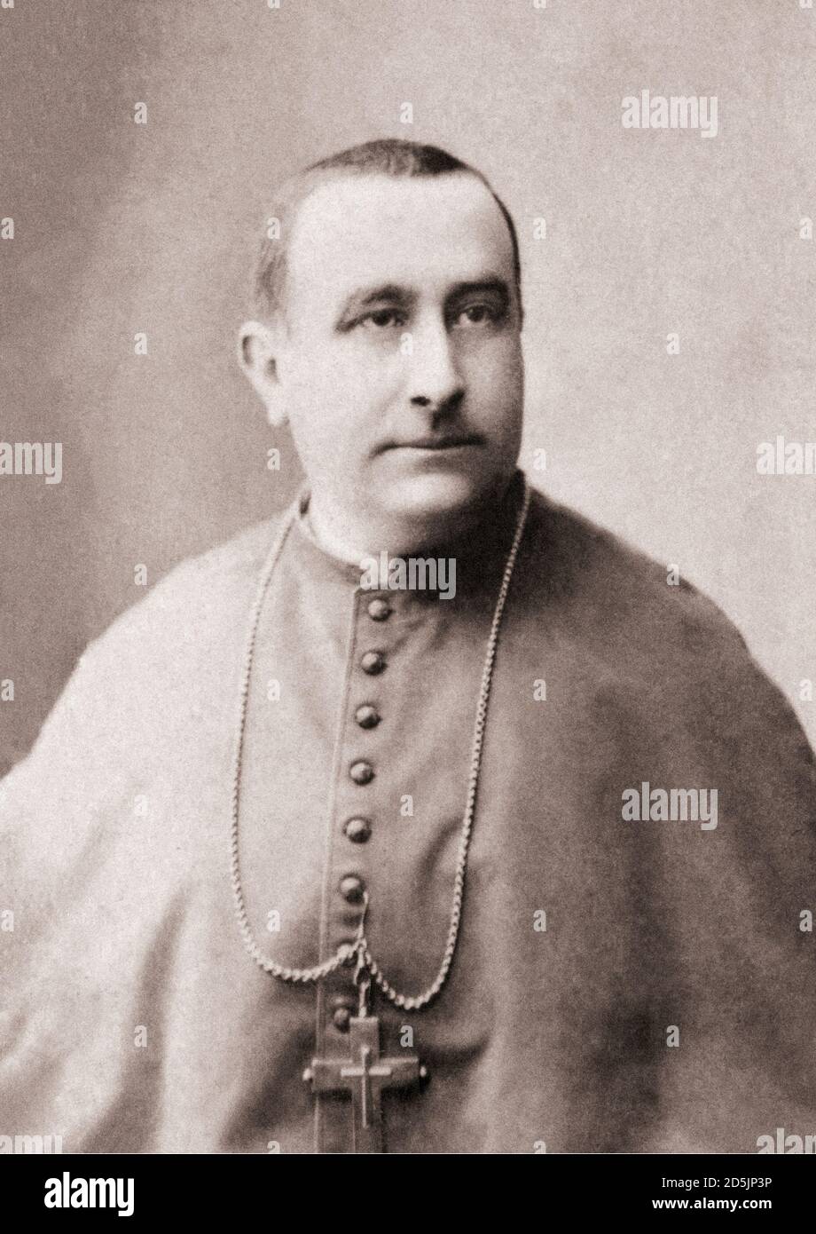 Camillo Siciliano di Rende (1847 - 1897) was an Italian cardinal and Archbishop of Benevento. Stock Photo