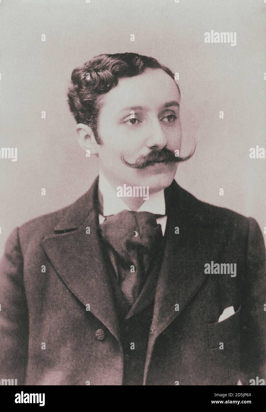 Georges de Porto-Riche (1849 – 1930, Paris) was a French dramatist and novelist. Stock Photo