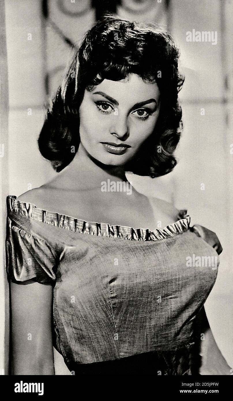Sofia Villani Scicolone Dame Grand Cross OMRI ( born 20 September 1934), known professionally as Sophia Loren, is an Italian actress. A recognizable s Stock Photo