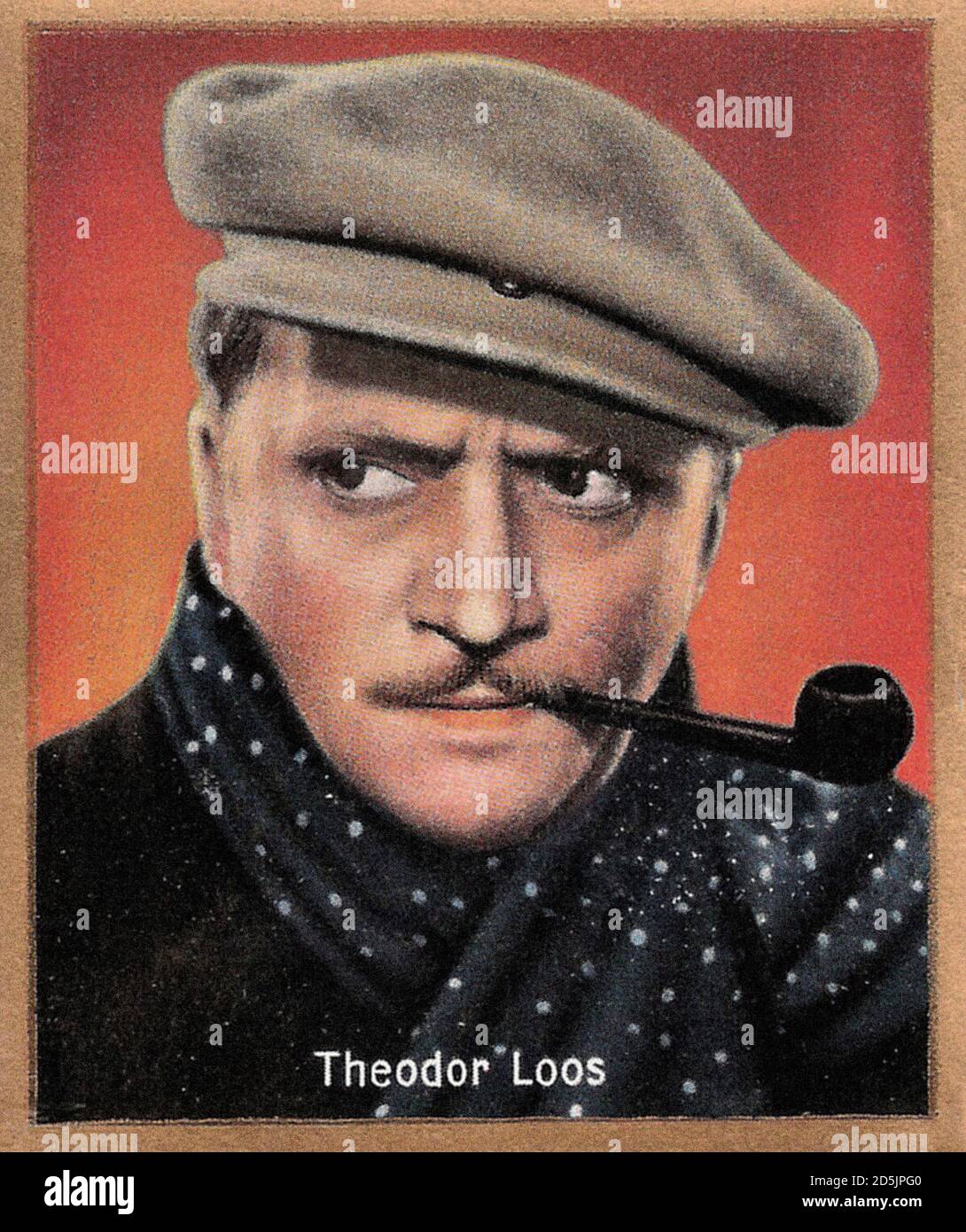 Theodor August Konrad Loos (1883 – 1954) was a German actor.  From 1913 he performed in more than 170 feature films, initially silent films. He remain Stock Photo