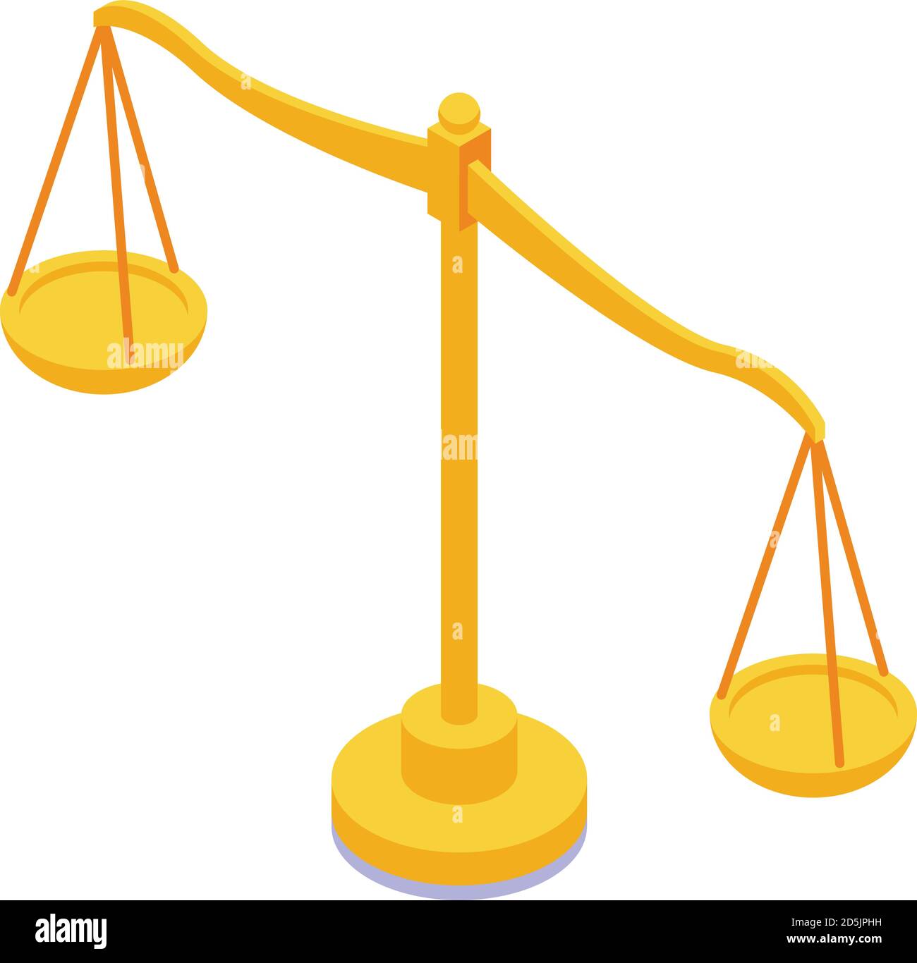 Gold scales icon, isometric style Stock Vector Image & Art - Alamy