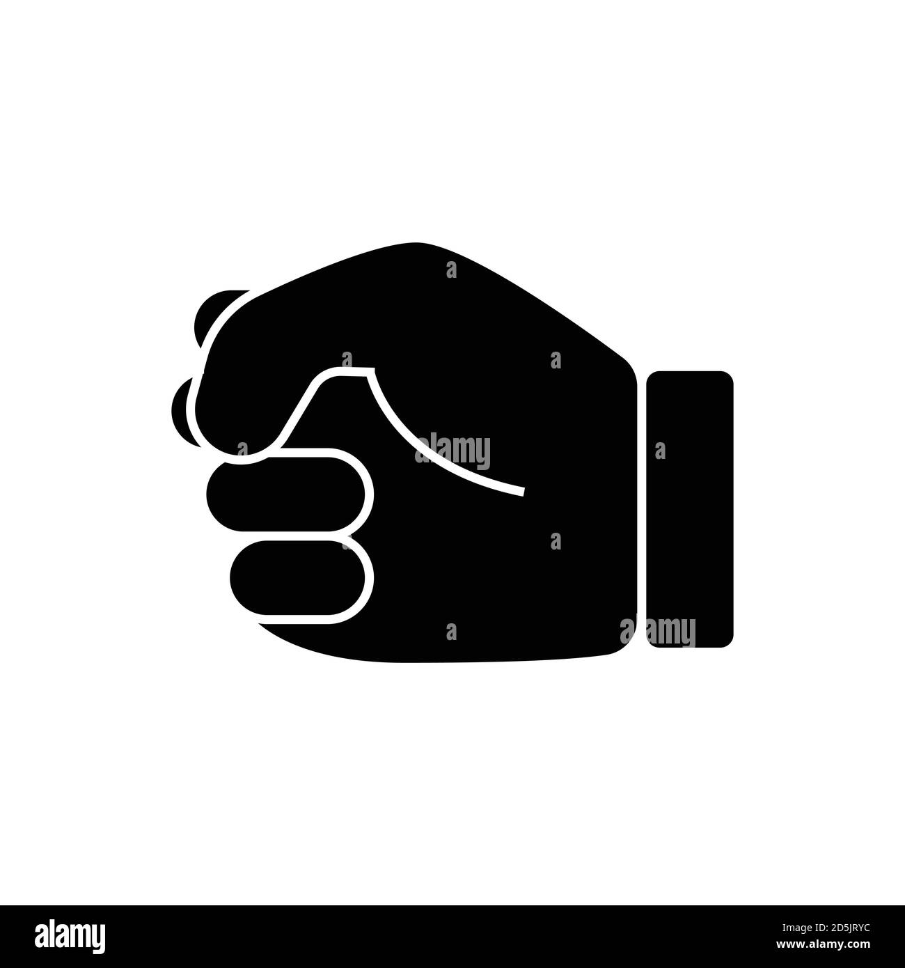 Clenched fist icon. Design template vector Stock Vector Image & Art Alamy