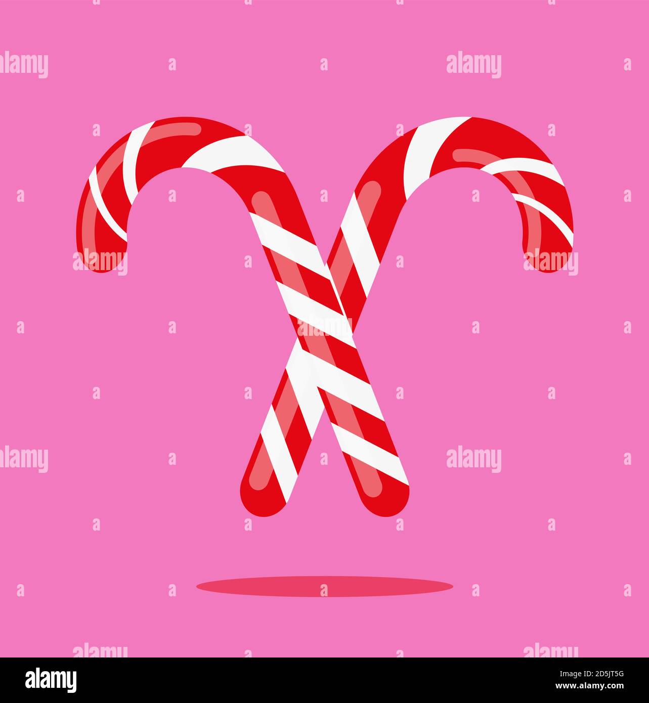 Candy Cane vector illustration Stock Vector Image & Art - Alamy