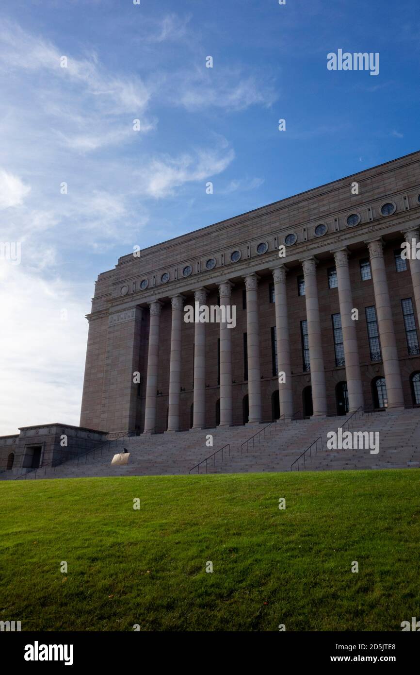 The Parliament House Eduskunta Stock Photo - Alamy