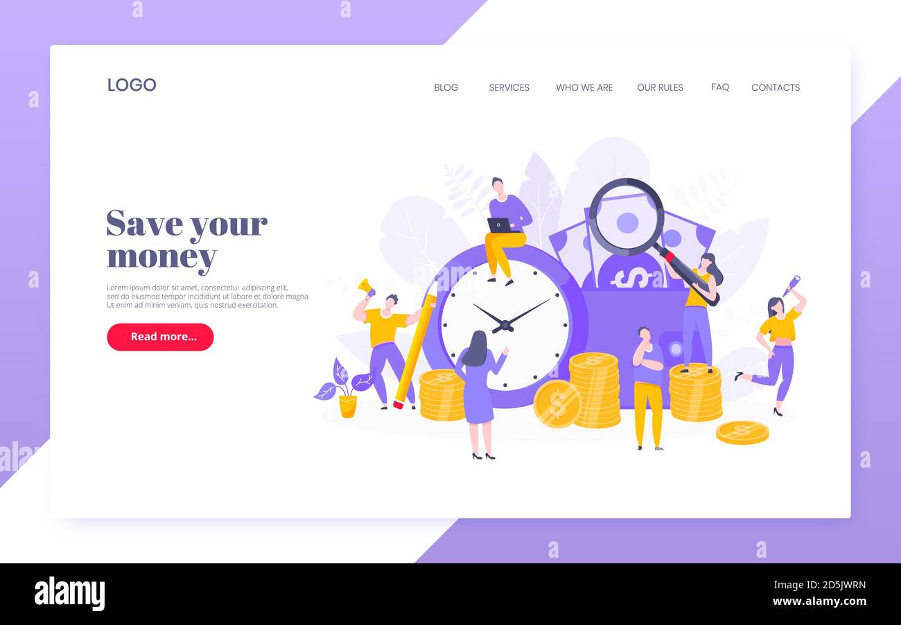 Time is money business concept of money saving. Time management, money ...