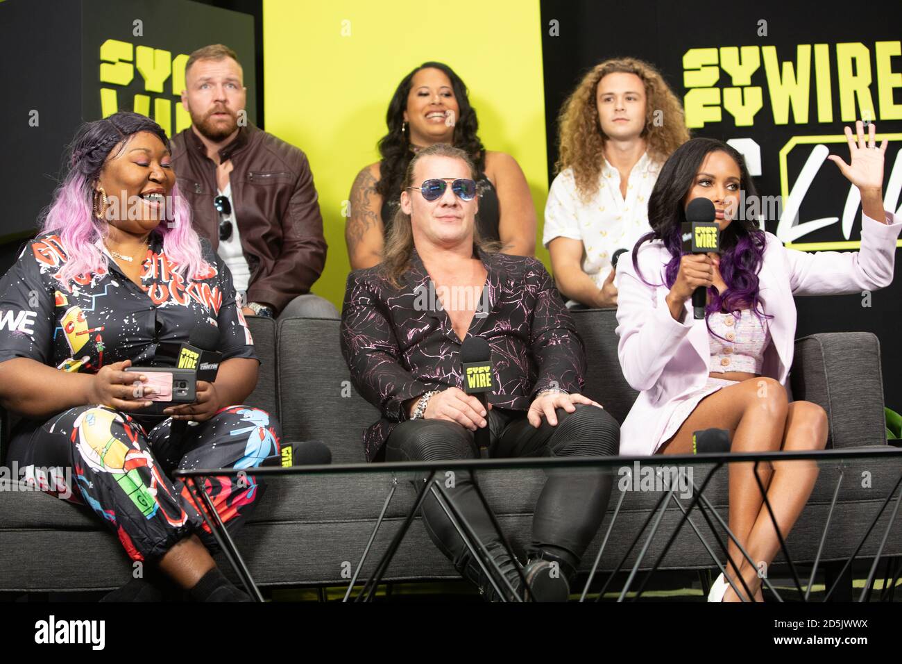 The Wrestlers of AEW show up at NY Comic- Con in 2019 Stock Photo