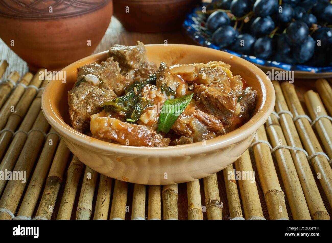 Bengali Mutton Bhuna Kosha Mangsho, rich and spicy mutton or lamb curry Stock Photo Alamy