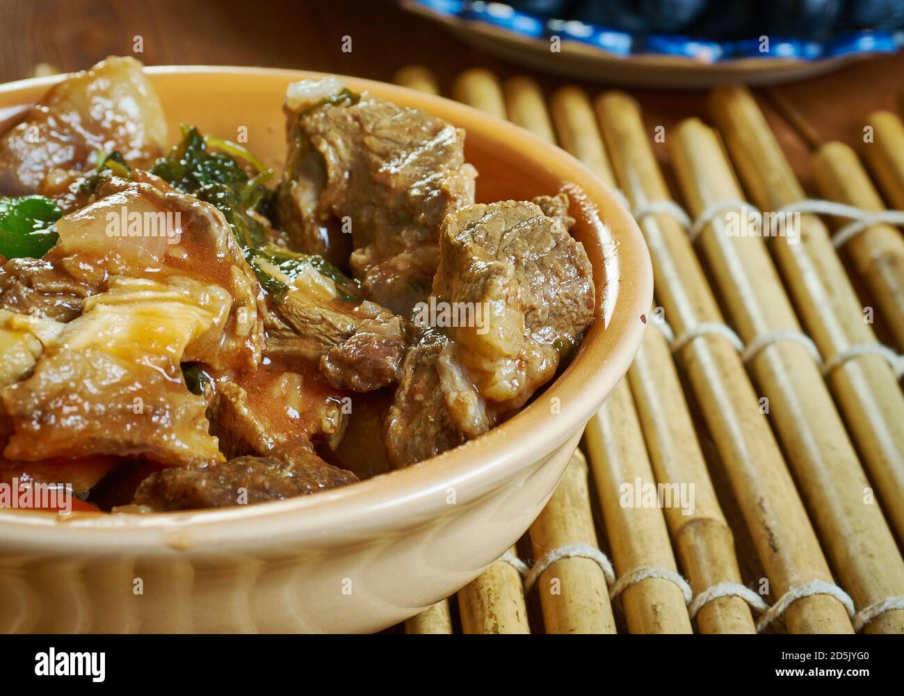 Bengali Mutton Bhuna Kosha Mangsho, rich and spicy mutton or lamb curry Stock Photo Alamy