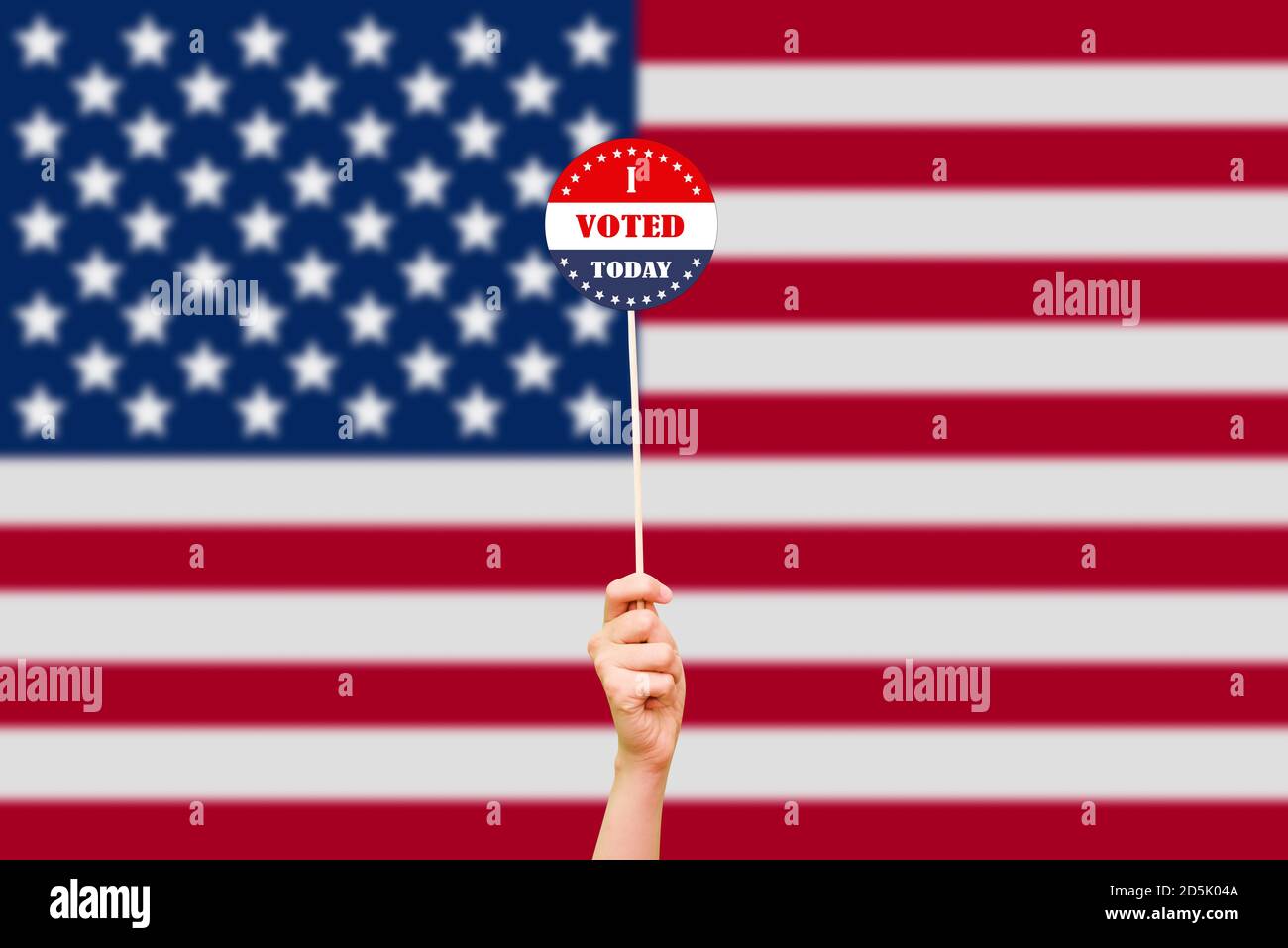 Presidential election 2020 in the United States. Icon for voting in elections. Stock Photo