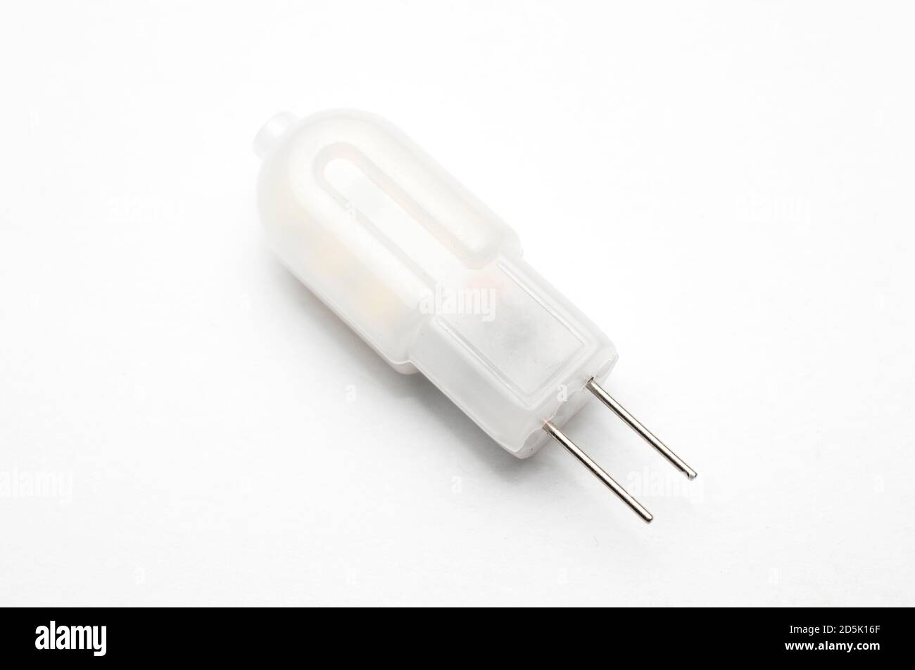 G4 led light bulb on white background Stock Photo