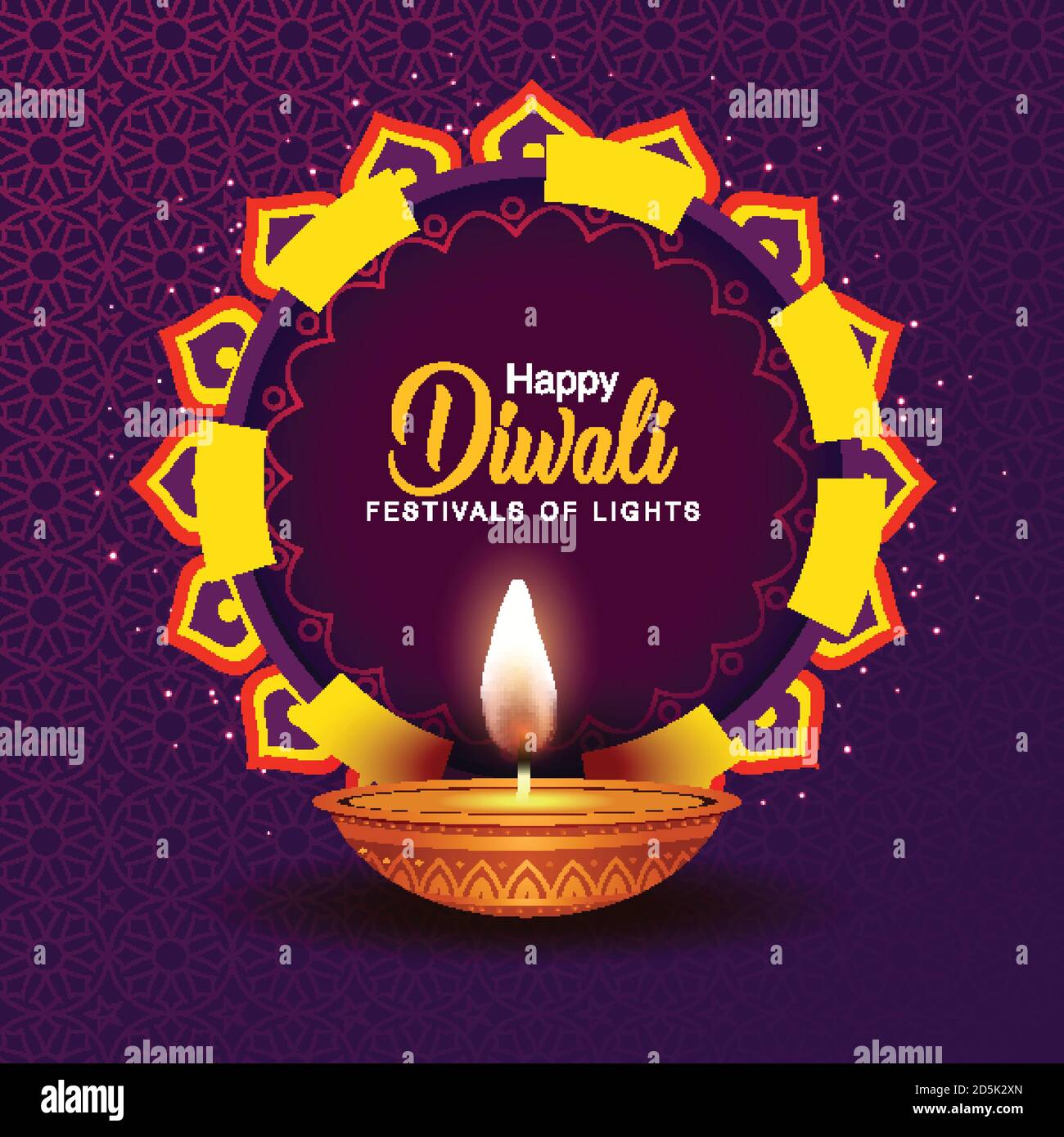 Vector diwali crackers background design hires stock photography and