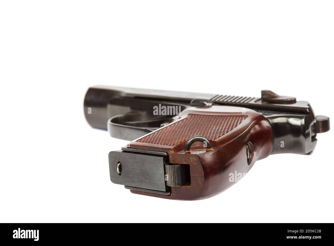 Gun pistol isolated on a white background Stock Photo - Alamy