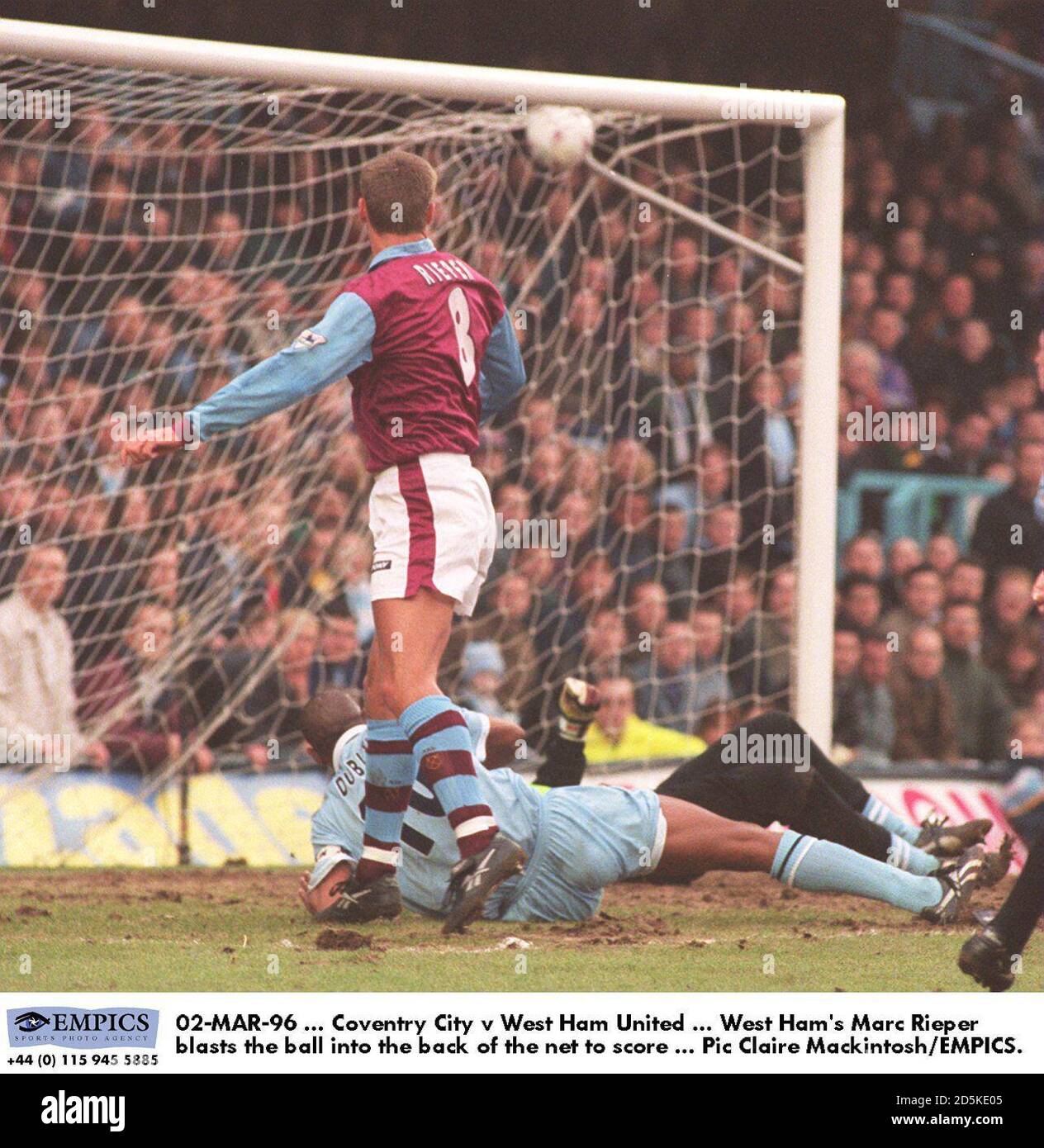 02-MAR-96 ... Coventry City v West Ham United ... West Ham's Marc ...