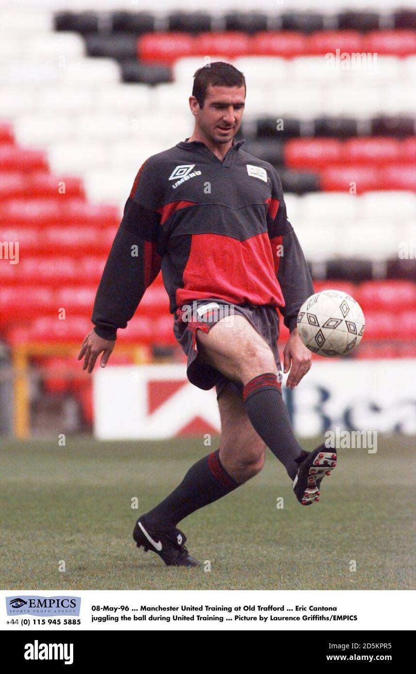 08-May-96  Manchester United Training at Old Trafford  Eric