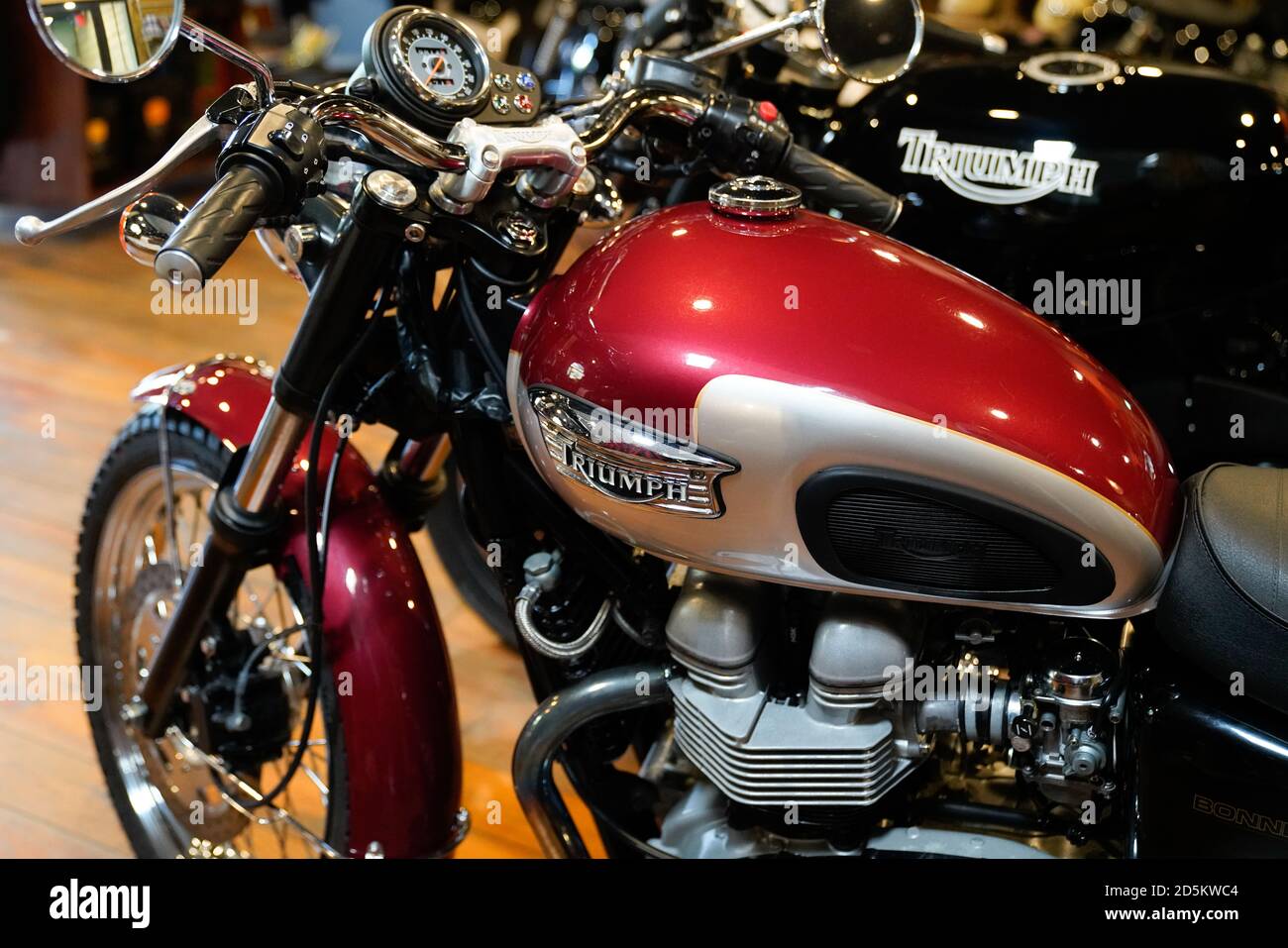 triumph motorbike