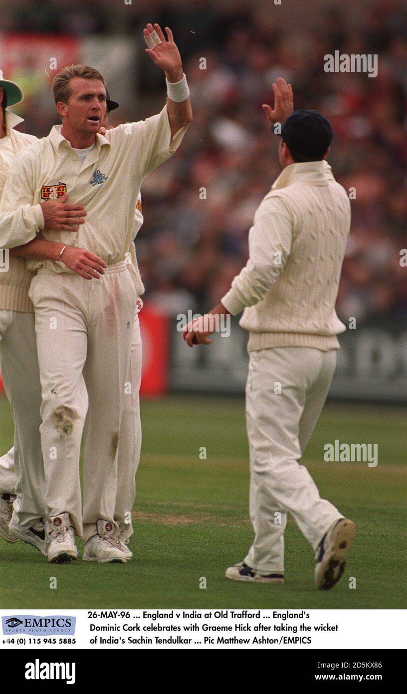 26MAY96 England v India at Old Trafford England's Dominic