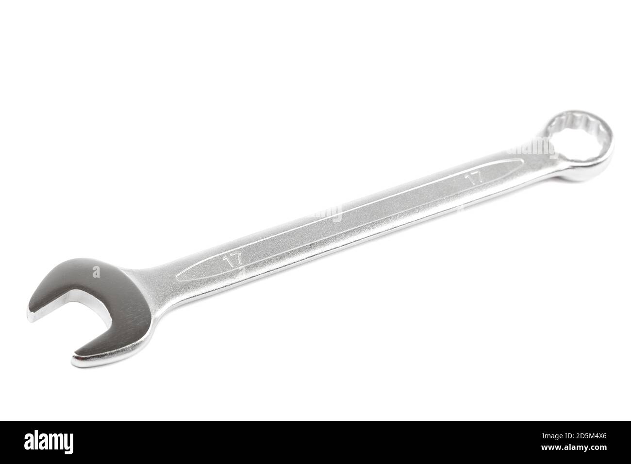 Spanner tool isolated on white background Stock Photo Alamy