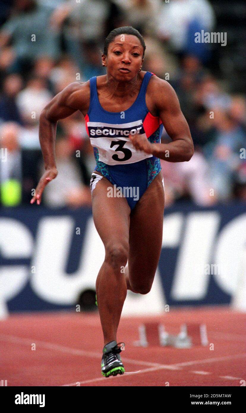 Simmone Jacobs, England, 100 metres Stock Photo Alamy