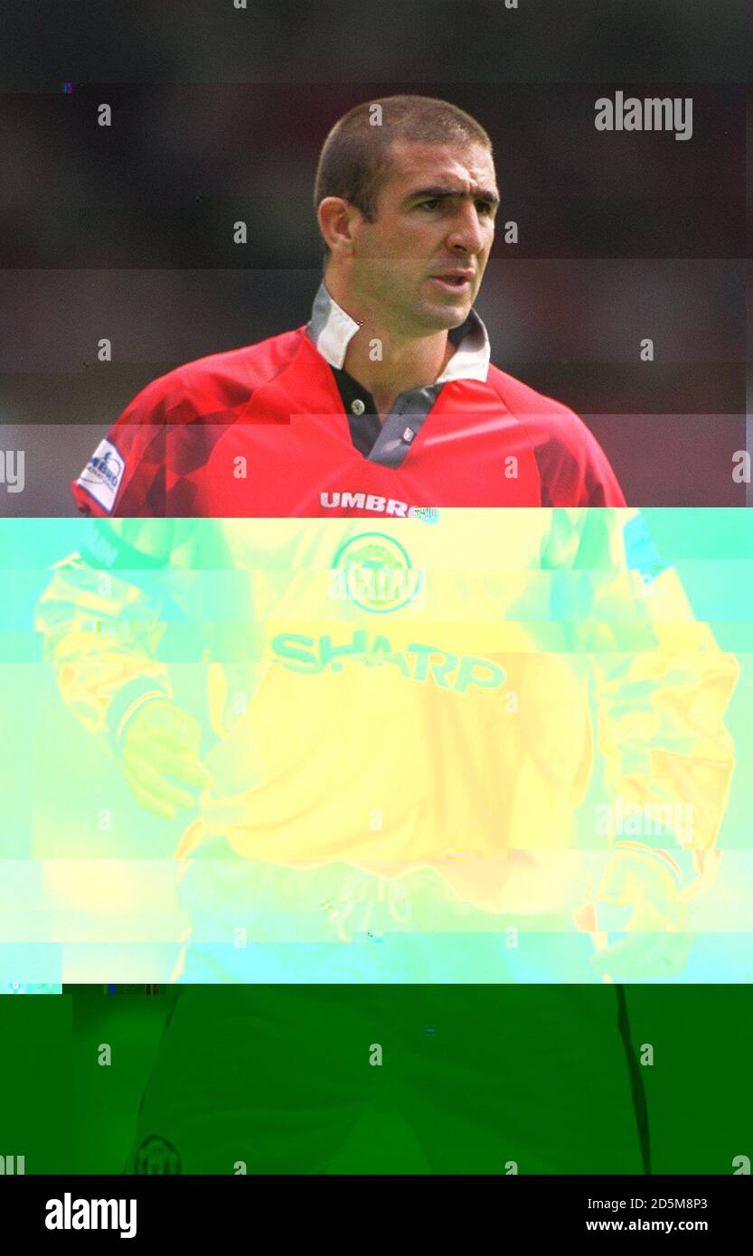 Eric Cantona, Manchester United *re-scan on request* Stock Photo