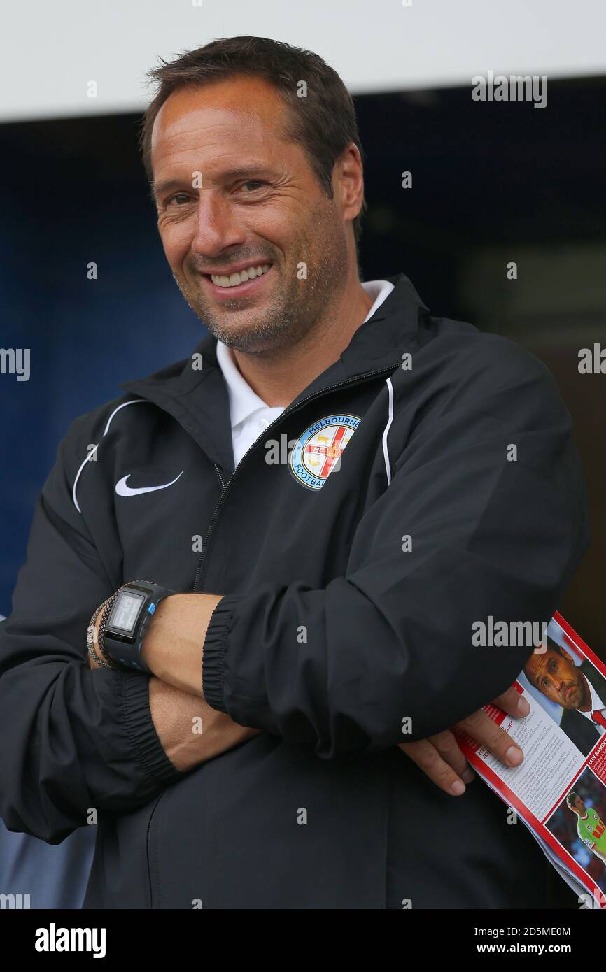 Melbourne City's Head Coach John van't Schip Stock Photo