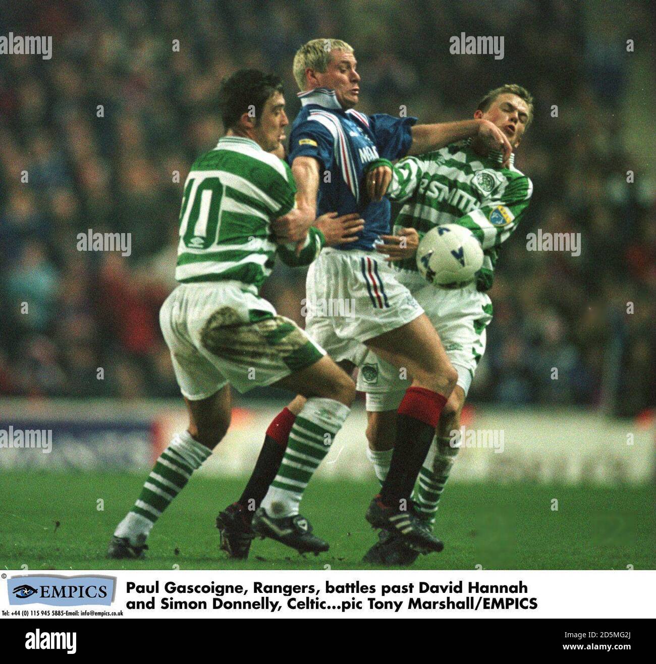 PAUL GASCOIGNE GLASGOW RANGERS FC 06 October 1997 Stock Photo - Alamy