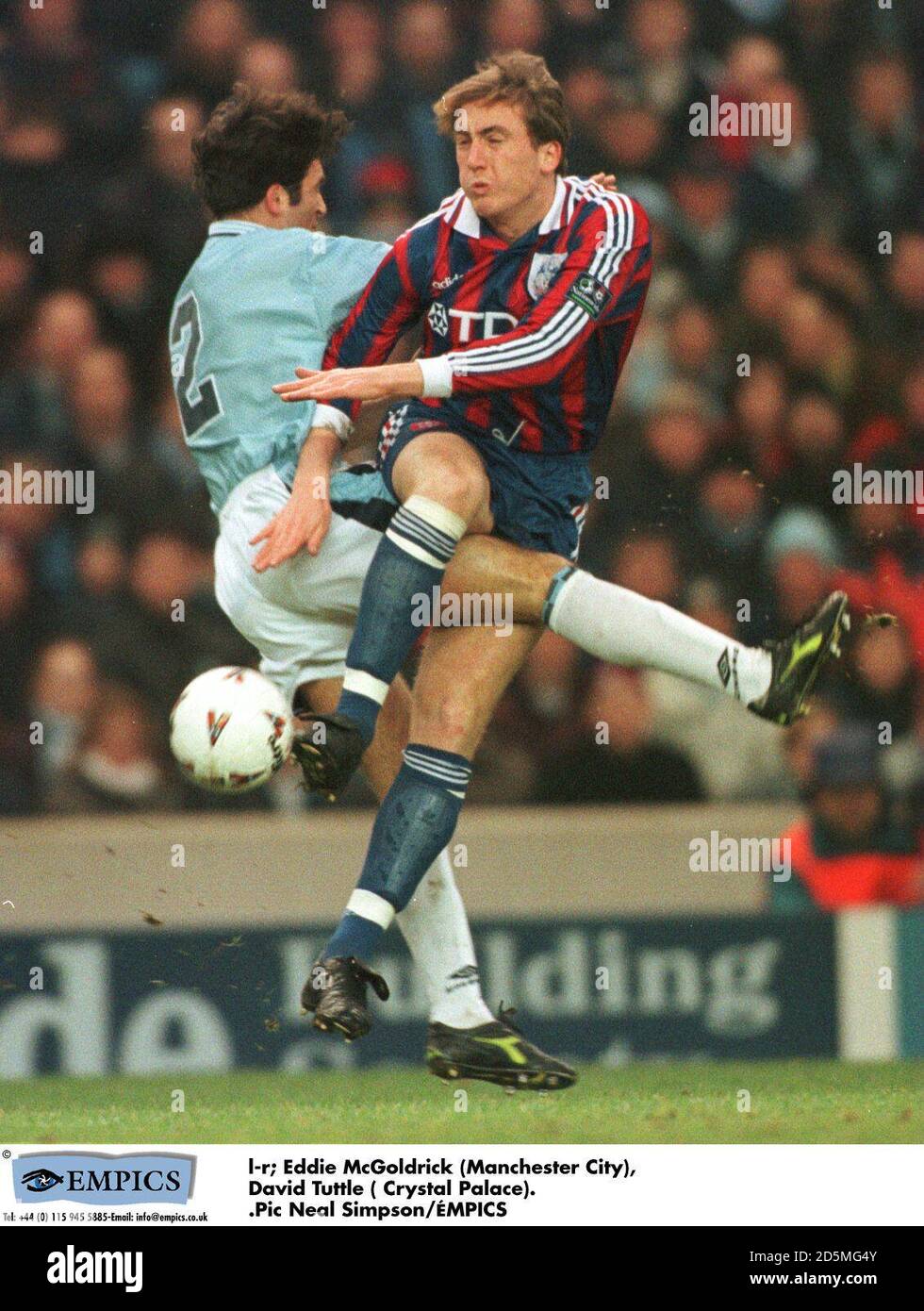lr; Eddie McGoldrick (Manchester City), David Tuttle ( Crystal Palace