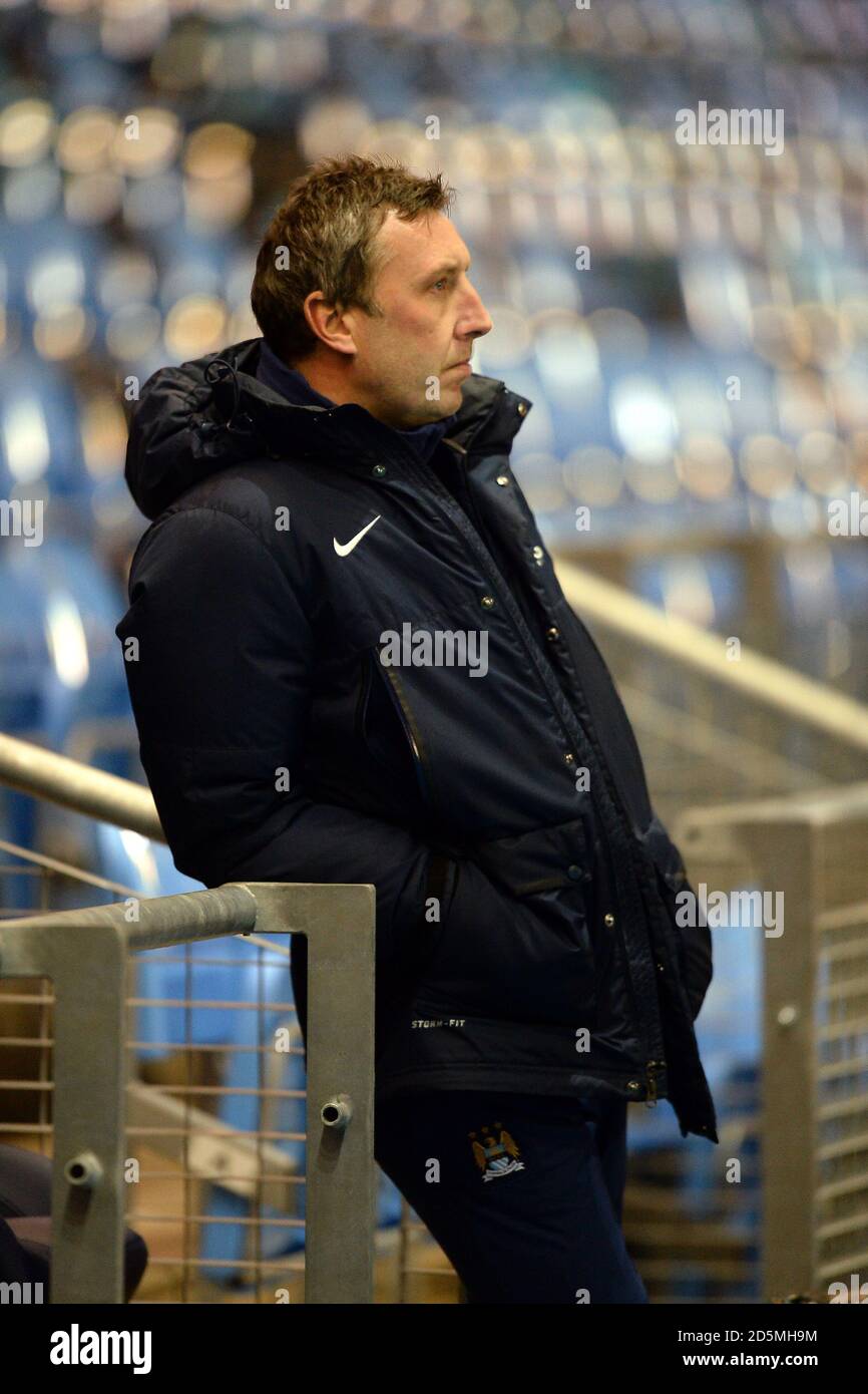 Manchester City Academy Manger Jason Wilcox Stock Photo Alamy