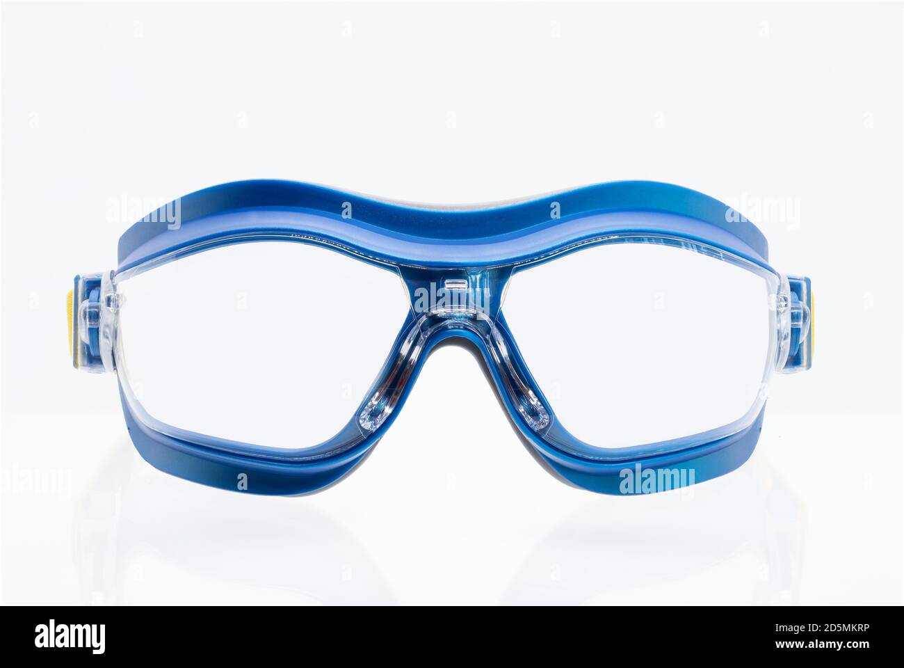 Safety glasses Dual lens clear anti-fogging glasses for mechanical hazards. Mount comprehensive Stock Photo