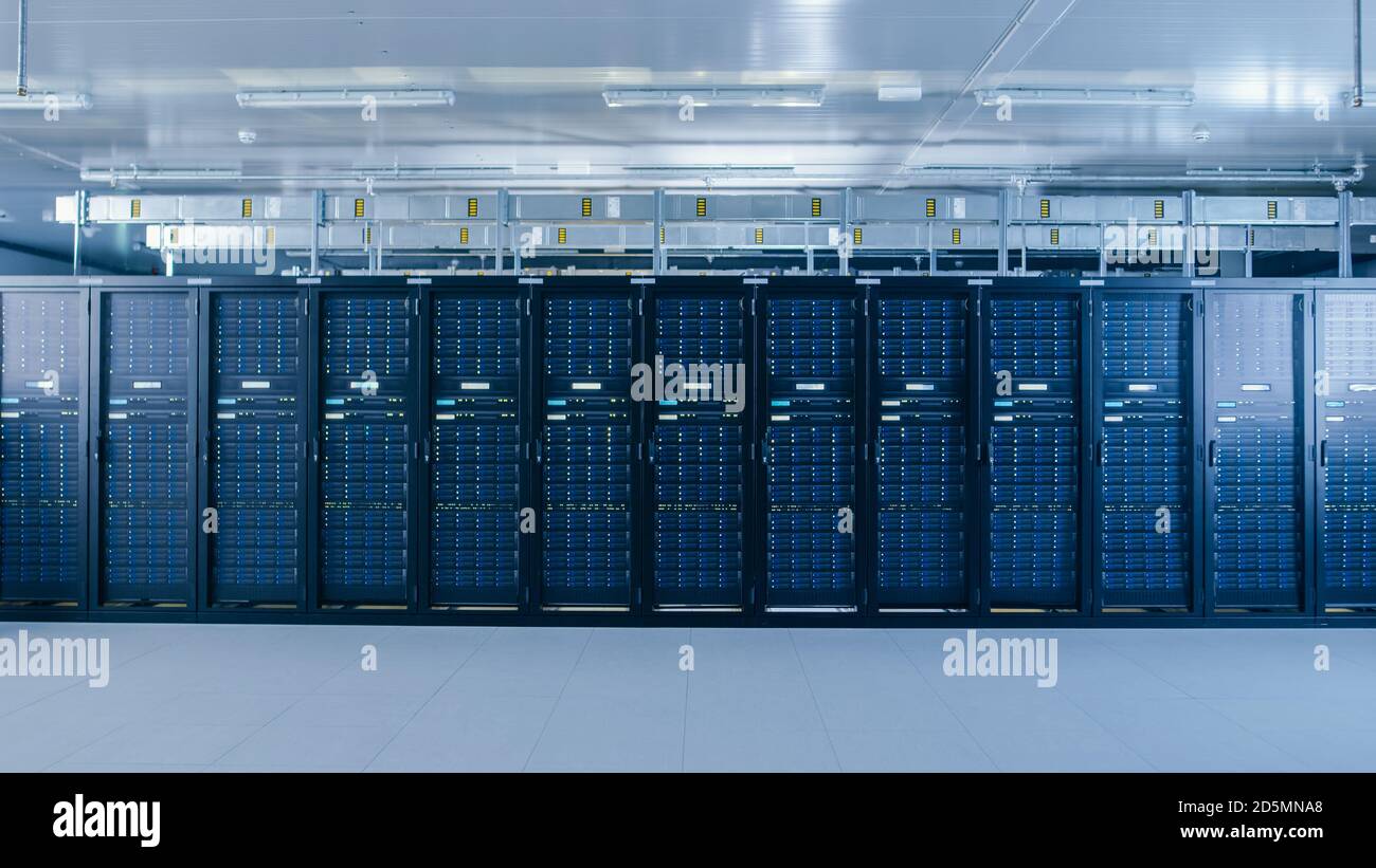 19'' industrial rack (19-inch rack) for telecommunication equipment or  servers Stock Photo - Alamy