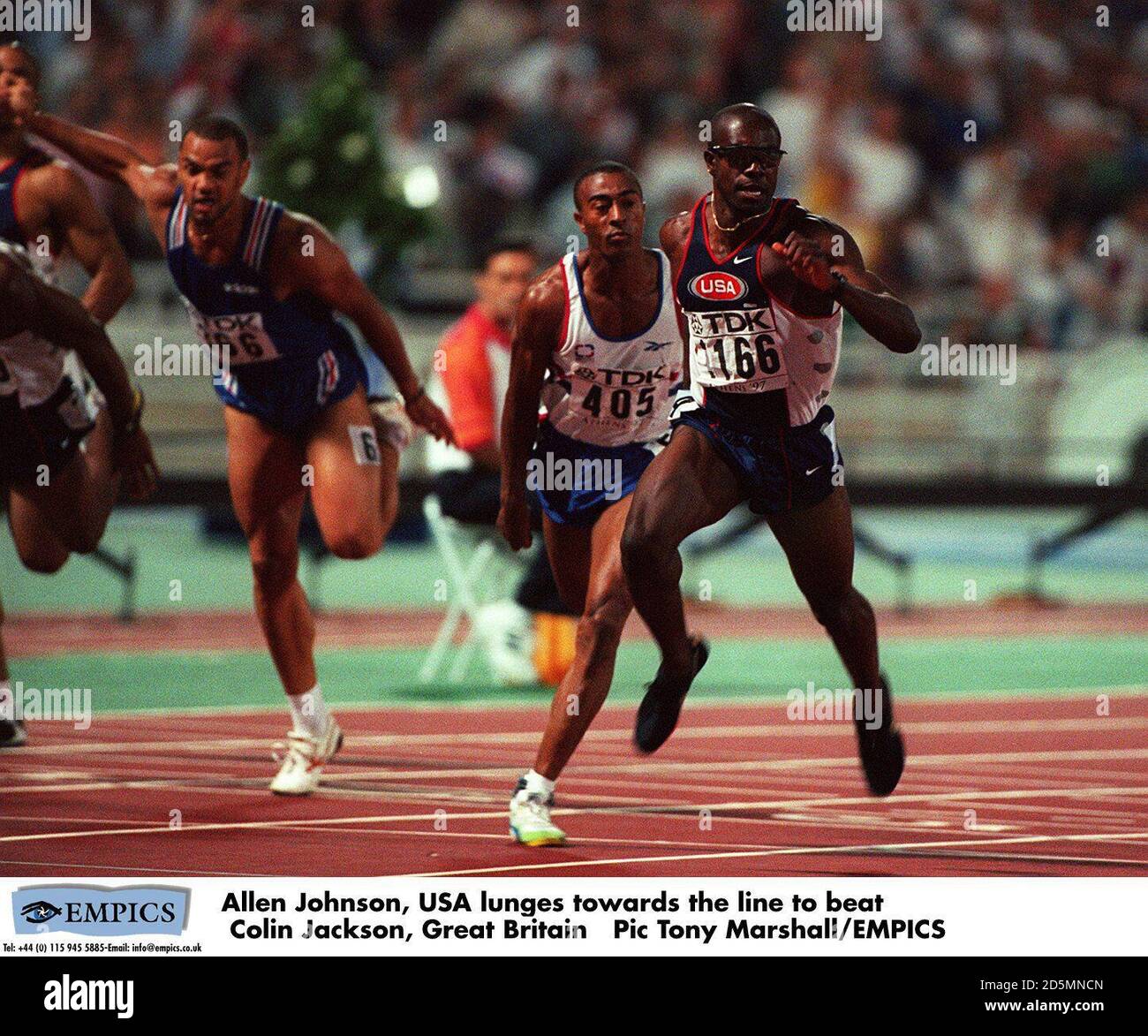 Athletics allen johnson hi-res stock photography and images - Alamy