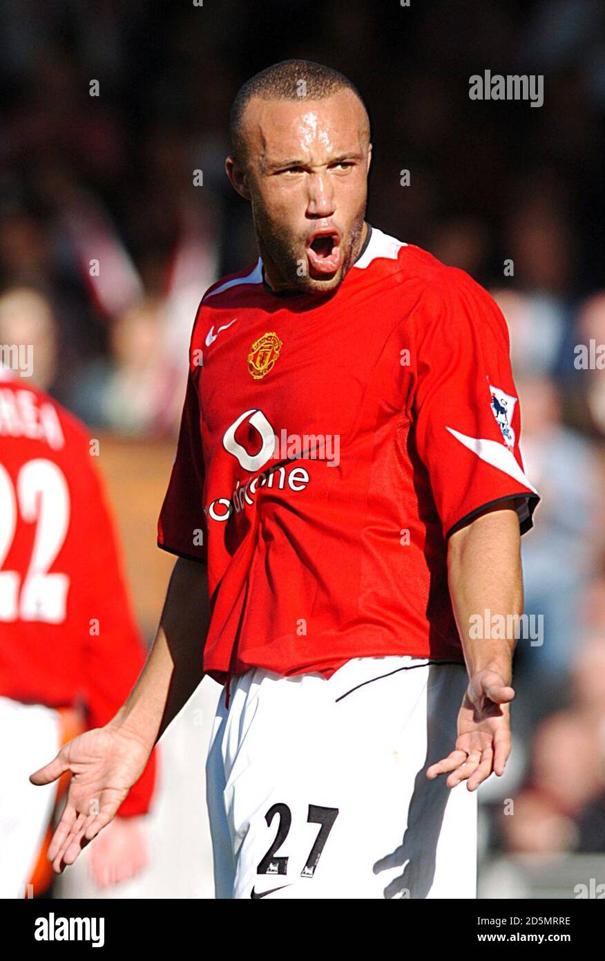 Manchester United's Mikael Silvestre Stock Photo - Alamy