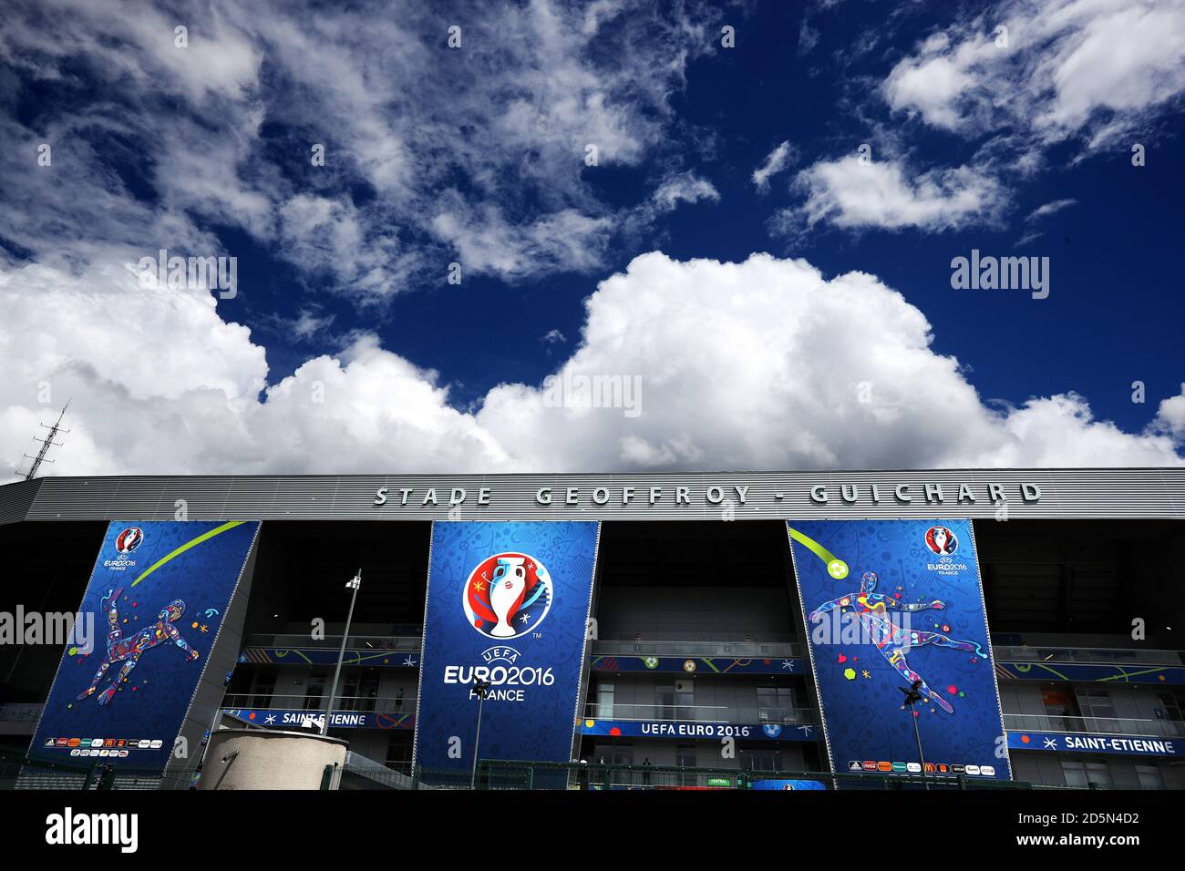 A general view of the Stade Geoffroy Guichard Stock Photo