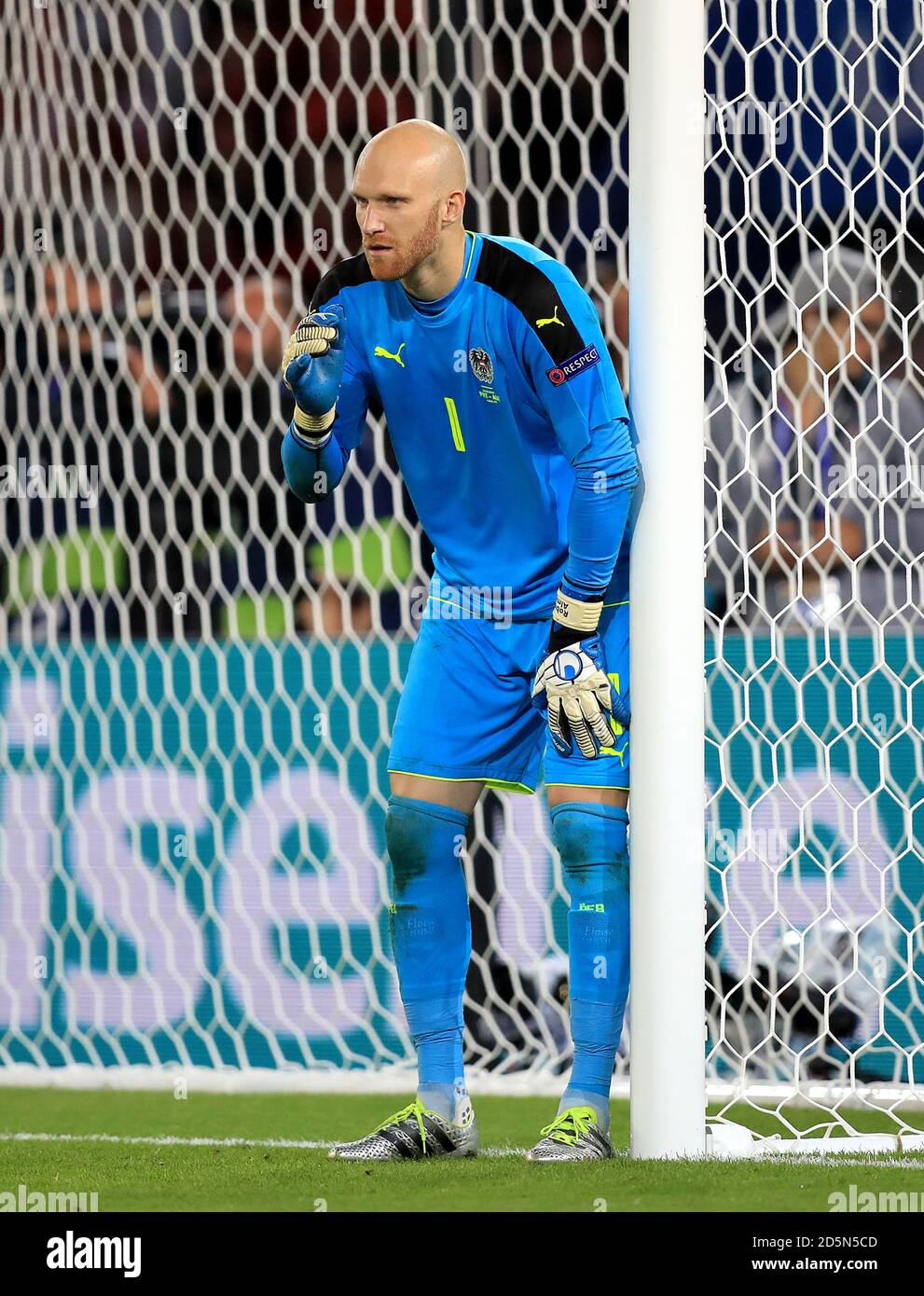 Austria goalkeeper Robert Almer Stock Photo